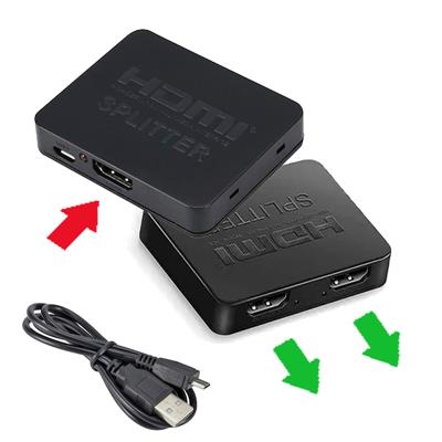 Adaptador Splitter HDMI a 2x HDMI Activo