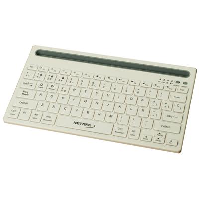 Teclado Inalambrico Netmak KB650 RF 2.4Ghz + Bluetooth 5.0/3.0